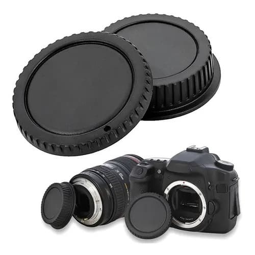 Tampa Canon para Lente e Corpo Traseira e Fronta Camera Canon Kit Duplo