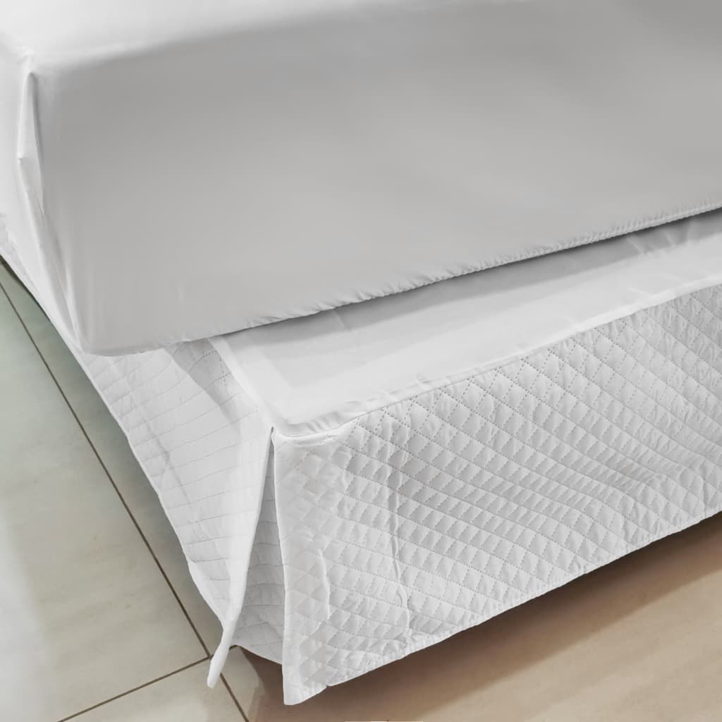 Saia Cama Box Matelada Solteiro Casal Queen King Viuva Quarto Organizado Várias Cores