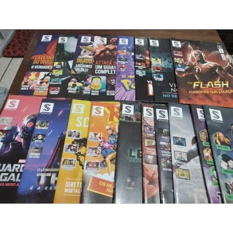 Coleção: Revista Spoiler - Nerd Ao Cubo - 18 Edições