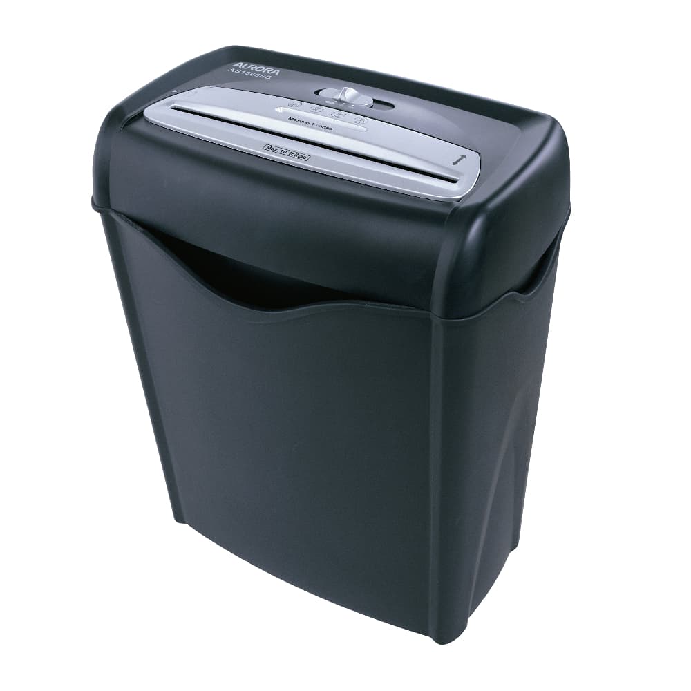 Trituradora De Papel 10 Folhas Aurora As1060sb Papel/cd Fragmentadora Picotadora Picotadeira