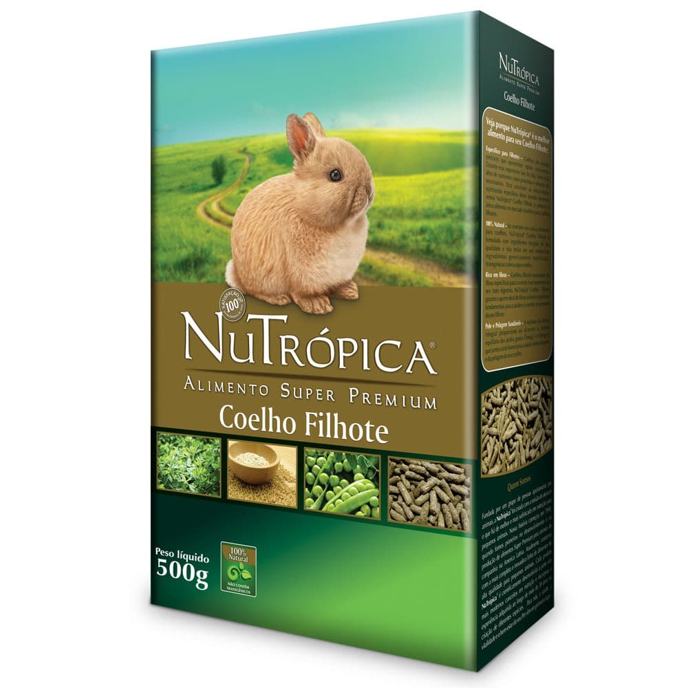 Ração Nutrópica para Coelho Filhote 500g