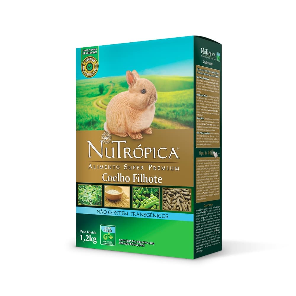 Ração Nutrópica Coelho Filhote 1.2kg