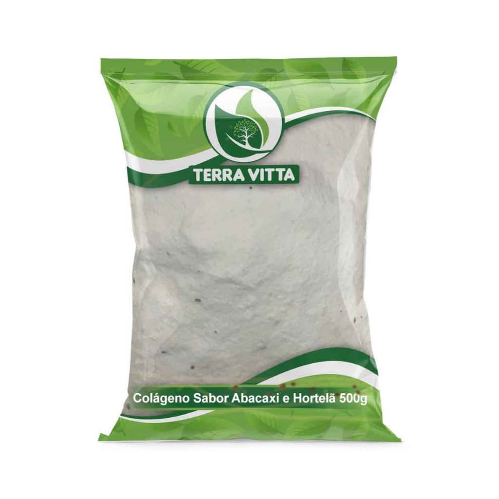 Colágeno Hidrolisado Sabor Abacaxi Com Hortelã