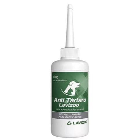 Anti Tartaro Cães E Gatos Gel 100g Lavizoo Creme Dental