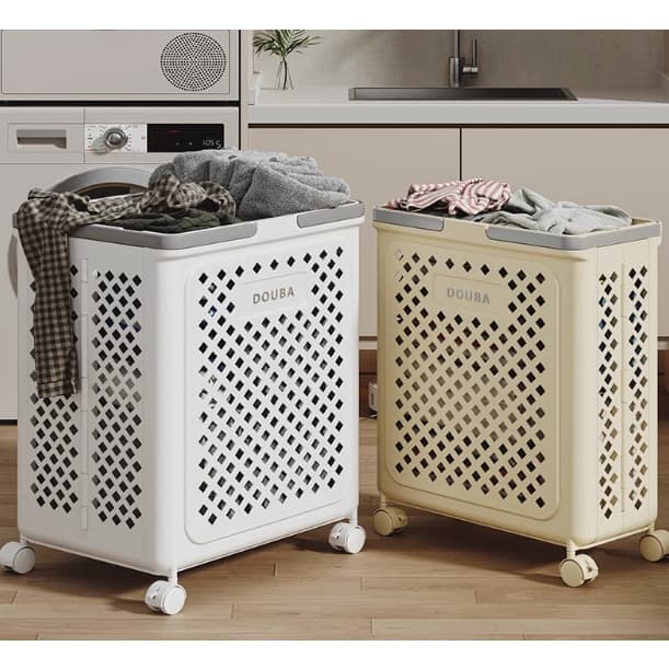 Cesto dobrável para roupas sujas, brinquedos e organização doméstica. Prático e versátil