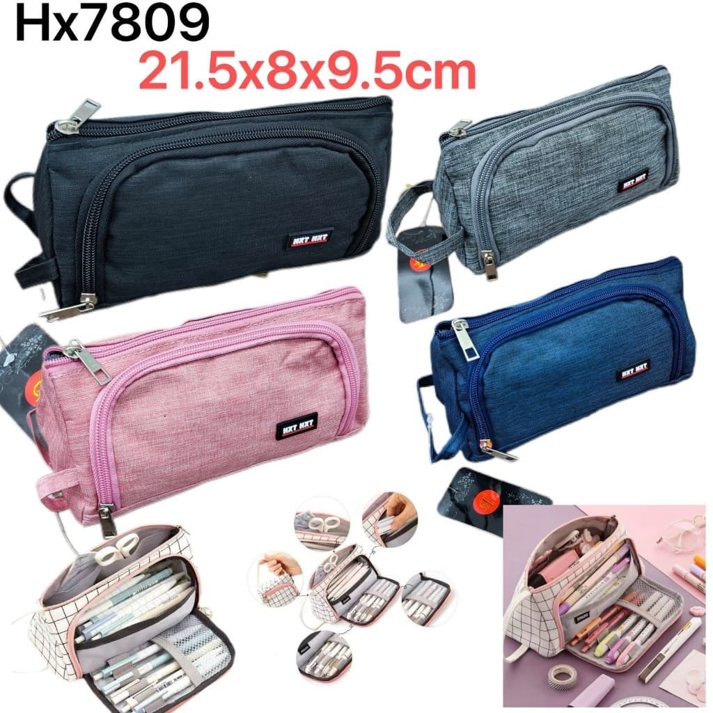 Estojo De Lápis De Grande Capacidade Durável Simple 7809