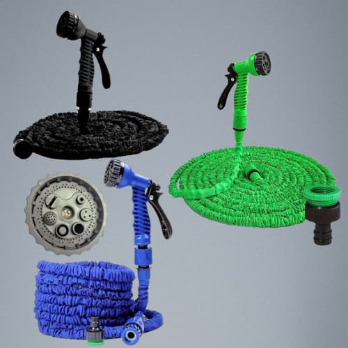 Mangueira magica Expansível Elástica Flexível Jardim Retrátil Multiuso - 3XZ LOJA