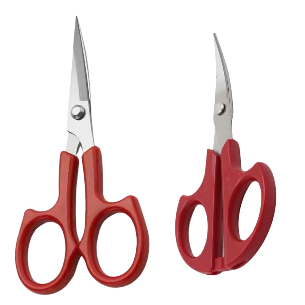 Tesoura de Bordado Ponta Curva ou Reta Lamina de Aço PIN - Lanmax