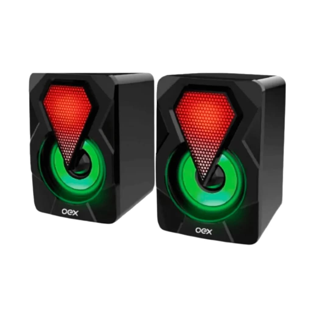 Caixa de Som Para PCSpeaker Rainbow SK201 - Oex