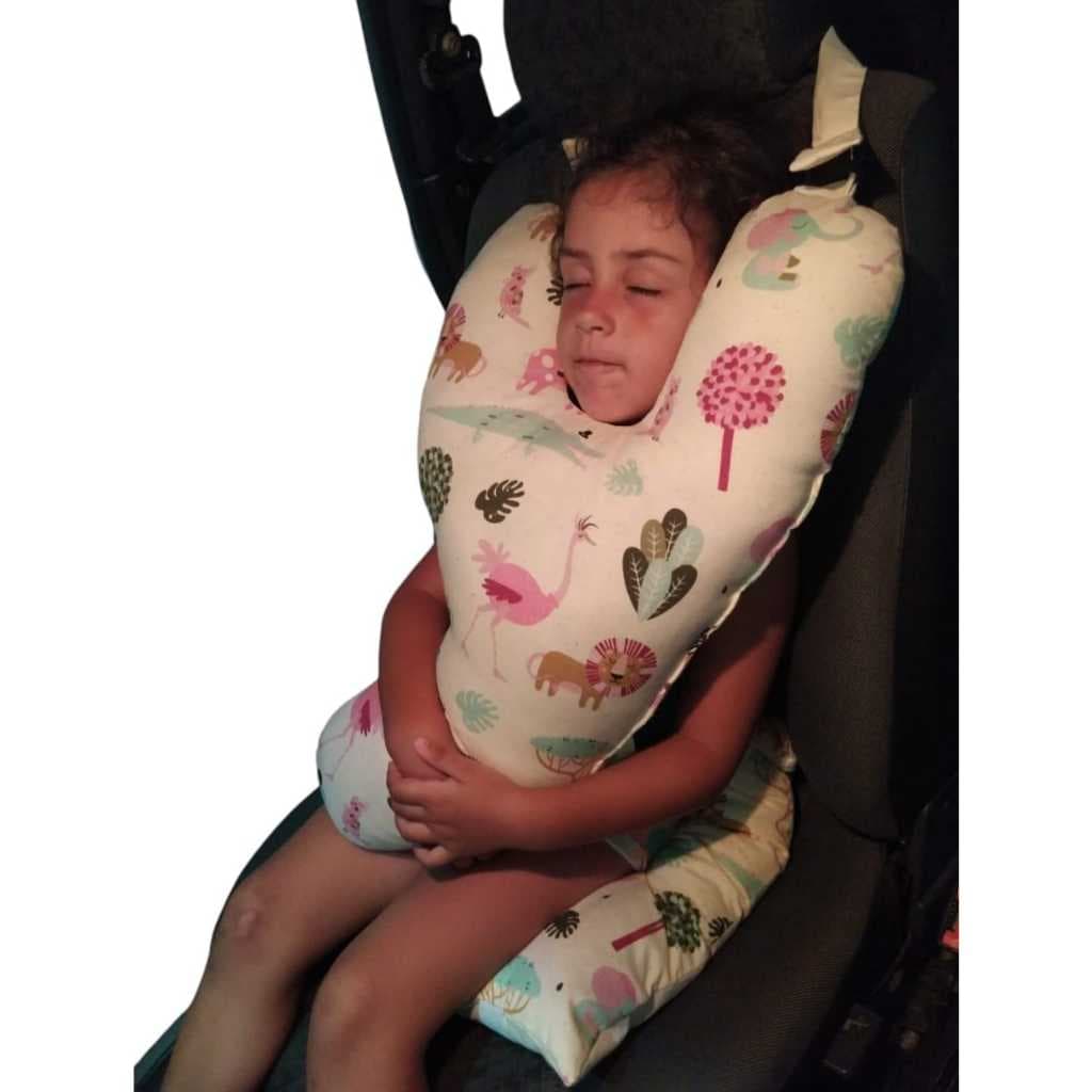 Almofada Y Protetora de Pescoço Cinto Segurança Carro / viagem