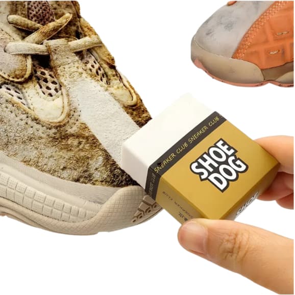 borracha branca apagador Ferramenta Limpa Chinelo Sapato Tênis camurça couro, suede