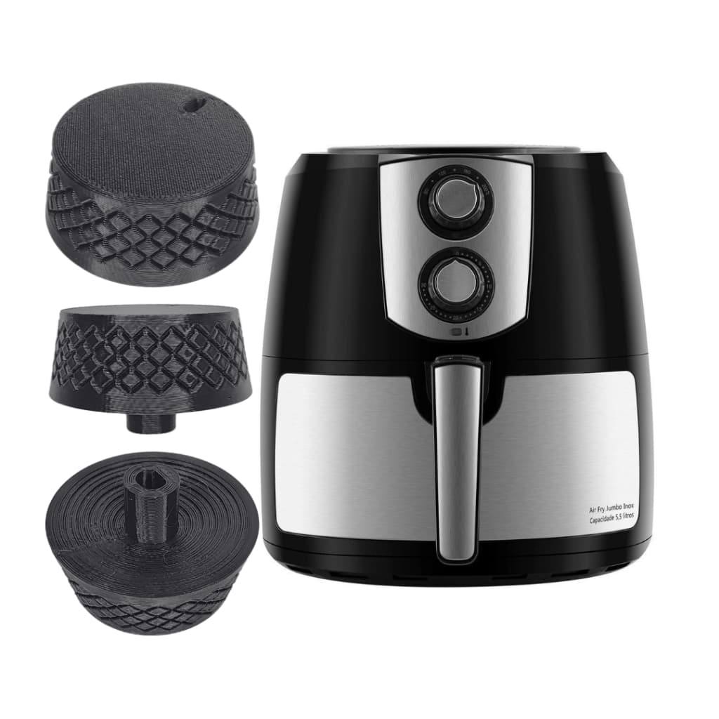 Botão Compatível Philco Jumbo Tempo Timer Exclusivo Marques Maker 3D Melhor +Resistente +Confiável
