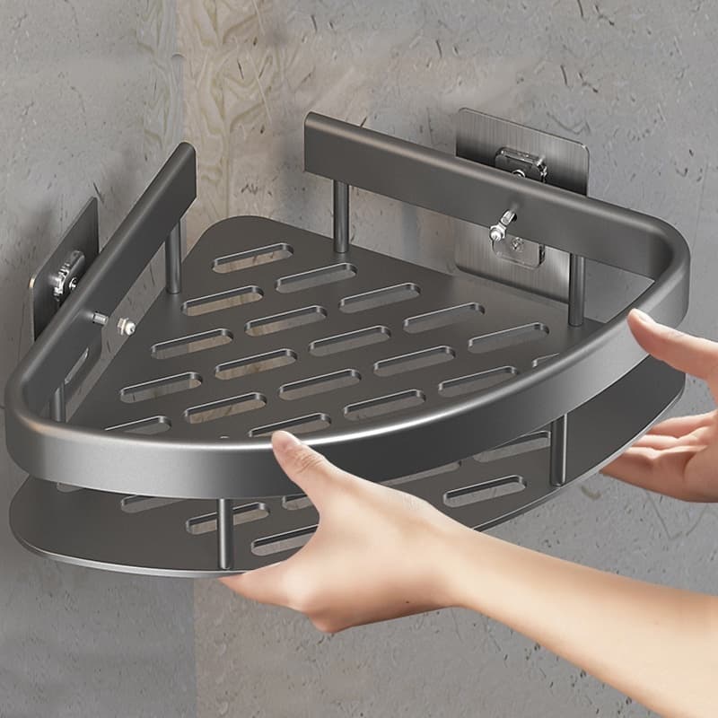 Suporte De Shampoo Prateleiras De Banheiro Sem Furo - Space Aluminium Alta qualidade