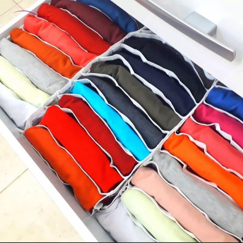 Colmeia Organizadora de Gavetas Tamanho M - Perfeita para Camisas Fit, Shorts e Muito Mais