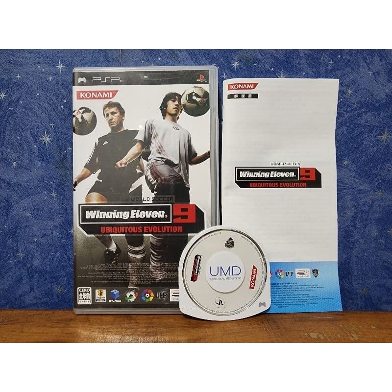 Jogo - Winning Eleven 9 - Ubiquitous Evolution - Sony Playstation Portable PSP