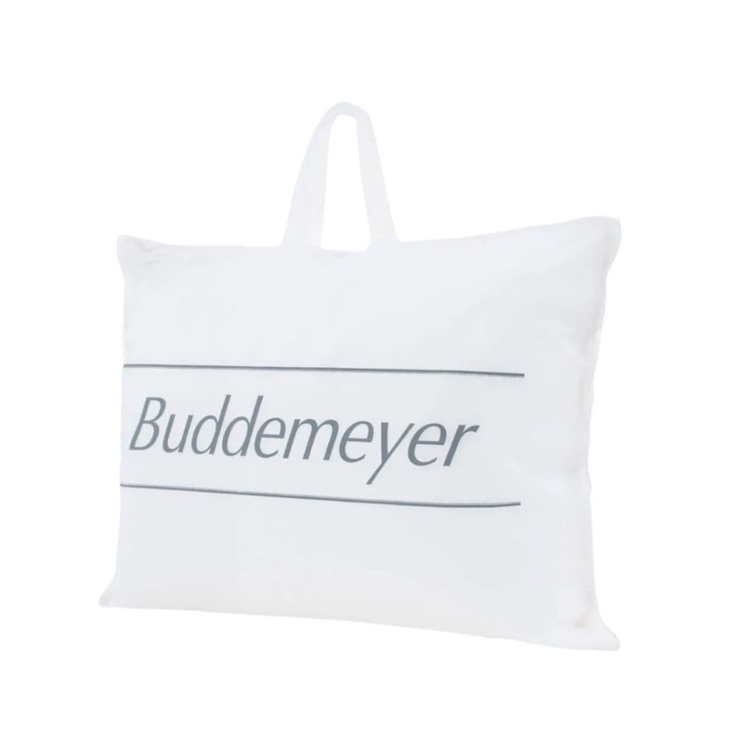 Travesseiro Toque De Pluma Buddemeyer 50x70cm Algodão Cetim 233 Fios Branco Não Alergico