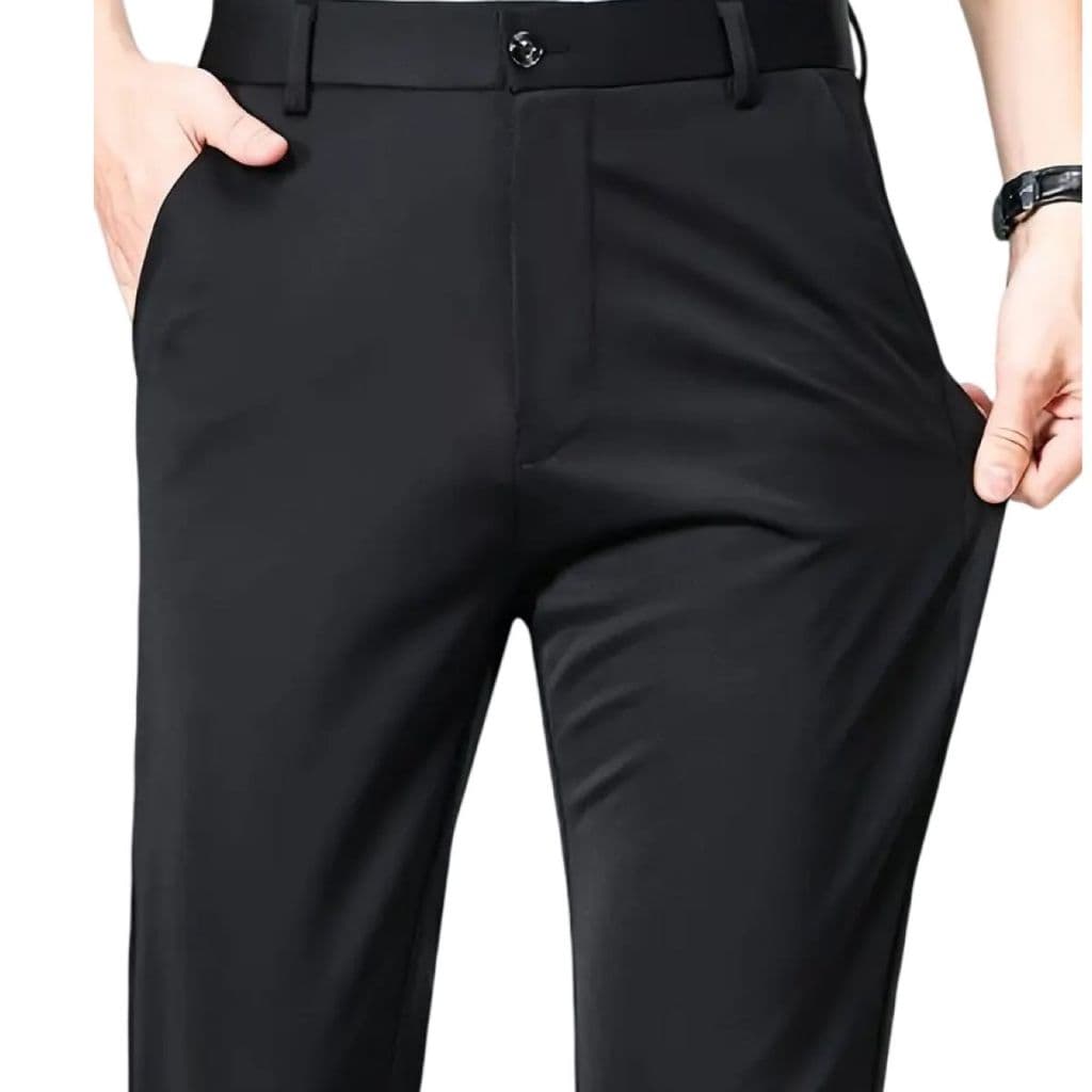 Calça Social Slim de Luxo Masculina Alfaiataria Oxford - Envio Imediato