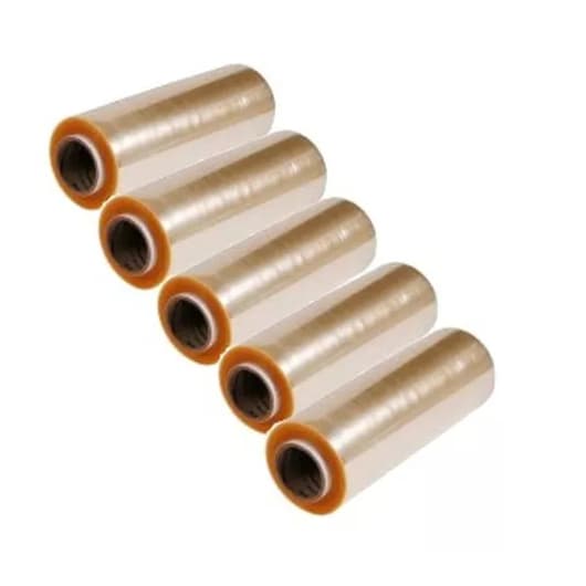 Kit 5 Rolo Bobina Plastico De Filme Pvc 28cm X 100 Metros