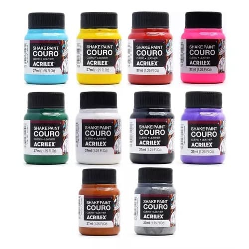 TINTA SHAKE PAINT COURO ACRILEX 37 ML
