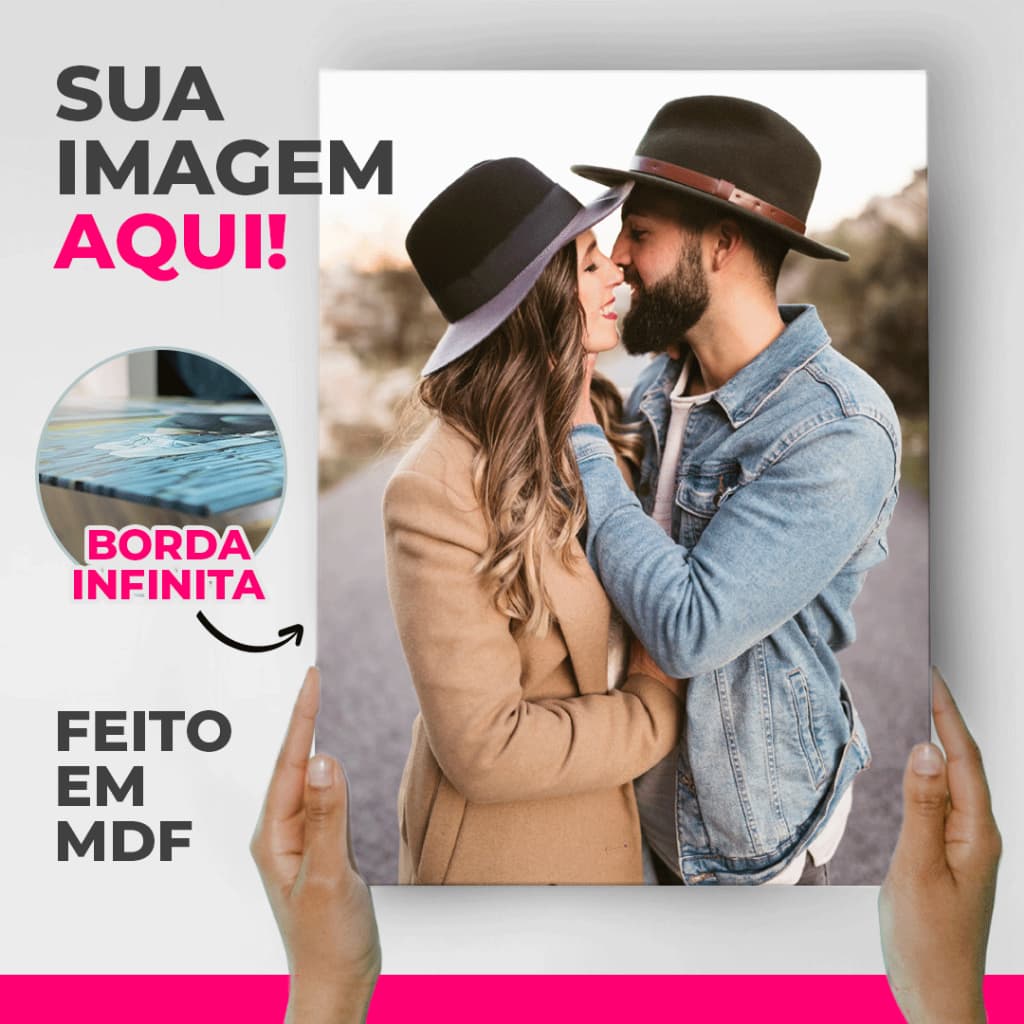 Quadro Personalizado Kit 1/2 und - Painel Fotográfico Feito c/ Sua Imagem! Aniversários, Casamentos