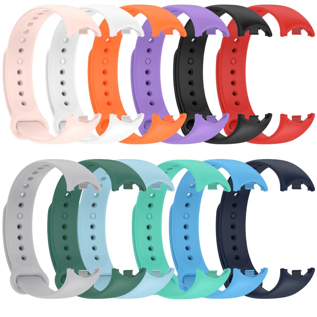 Novo Pulseira de Silicone Para Smartwatch Xiaomi Mi Band 8/9/10 Relógio MiBand Sport