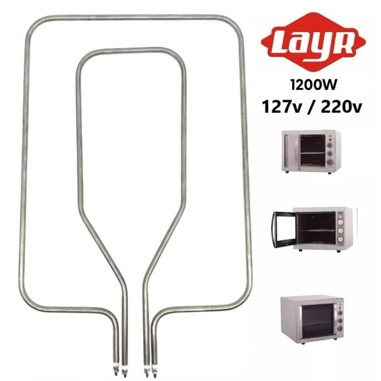 Conjunto de Resistências Elétricas Forno Layr Luxo 1200w