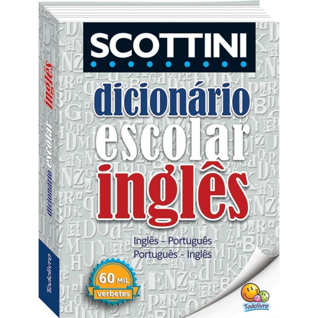 Scottini - Dicionário de Inglês - 60 mil verbetes (Capa Plástica)