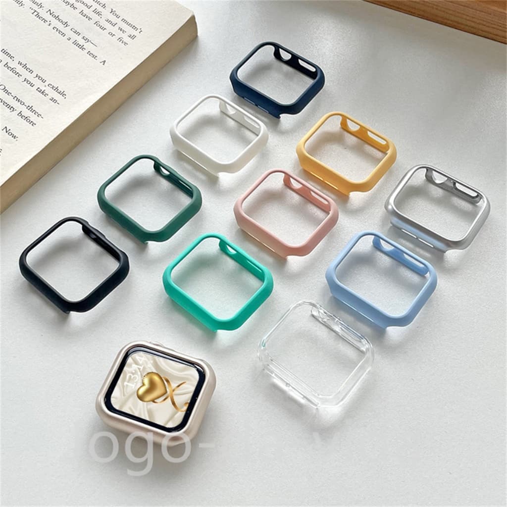 Novo Case Capa para Apple Watch Series 11 10 9 8 7 6 5 4 3 2 1 Se Ultra aberto pc anti-queda 38 40 41 42 44 45 46 49MM