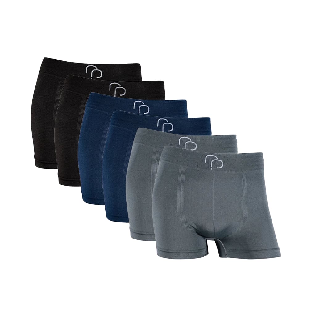 Kit 6 Cuecas Boxer RP Masculina Microfibra Qualidade Sem Costura