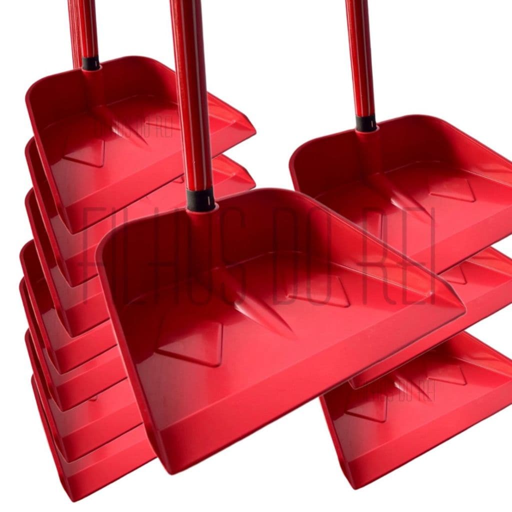 kit 12 pá de lixo com cabo longo direto da fabrica