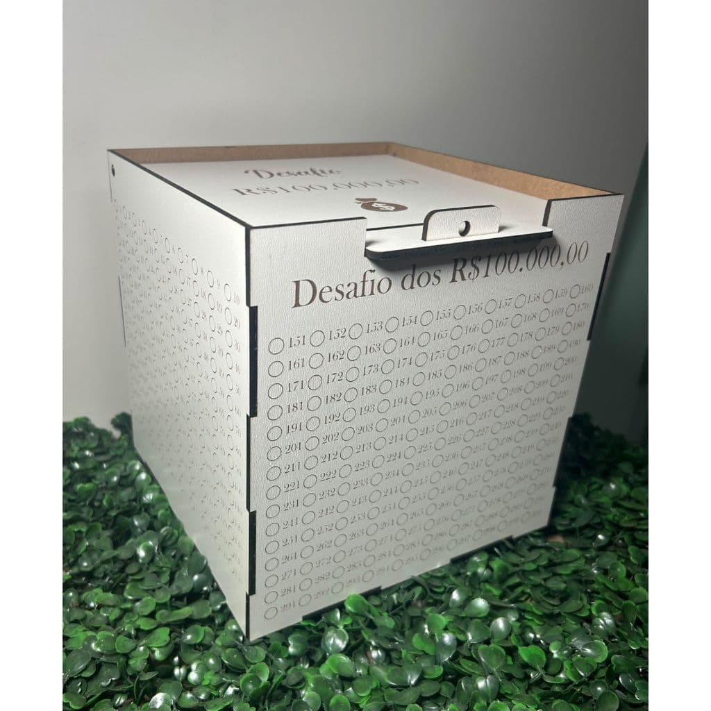 Cofre Desafio para guardar dinheiro: R$100.000,00