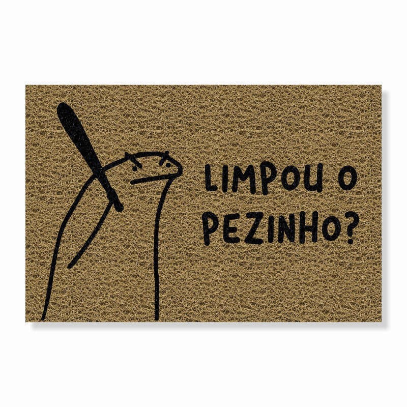 Tapete Capacho FLORK - Limpou o pezinho ?