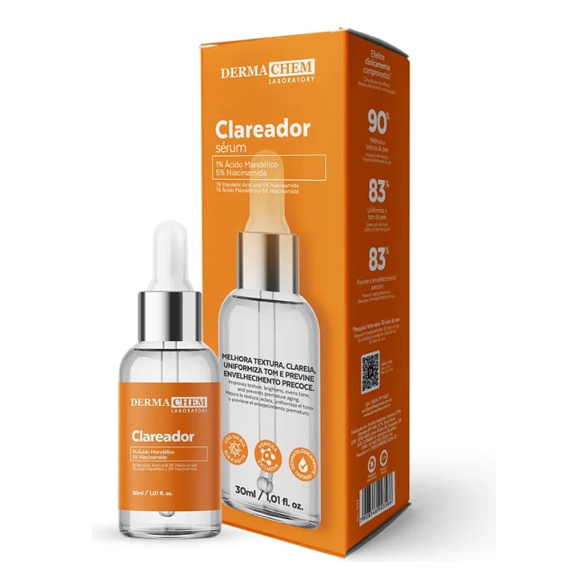 Sérum Facial Clareador De Manchas Melasma Clear Derma Chem 30ml