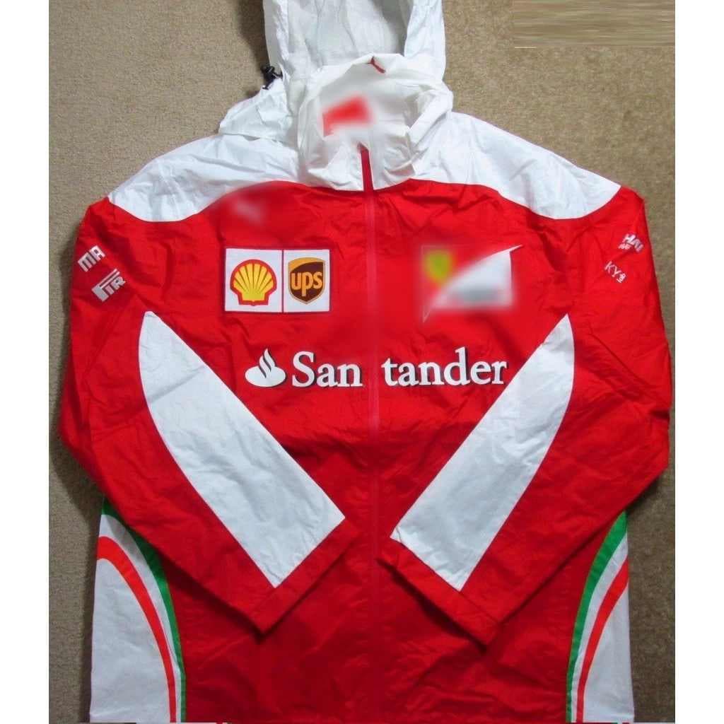 Jaqueta Corta vento santander vermelha Refletiva