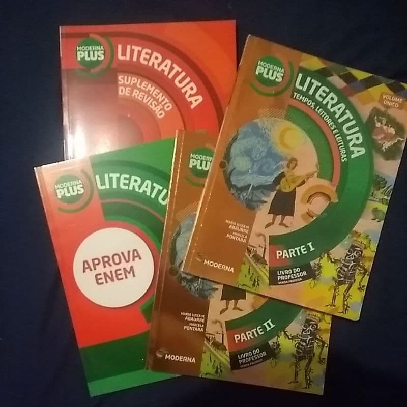 Literatura - Tempos Leitores e Leitura - livros do  professor  - Abaurre e Pontara