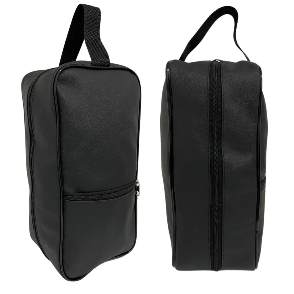 Necessaire Impermeável de Couro Com Alça Porta Chuteira Esporte Unisex