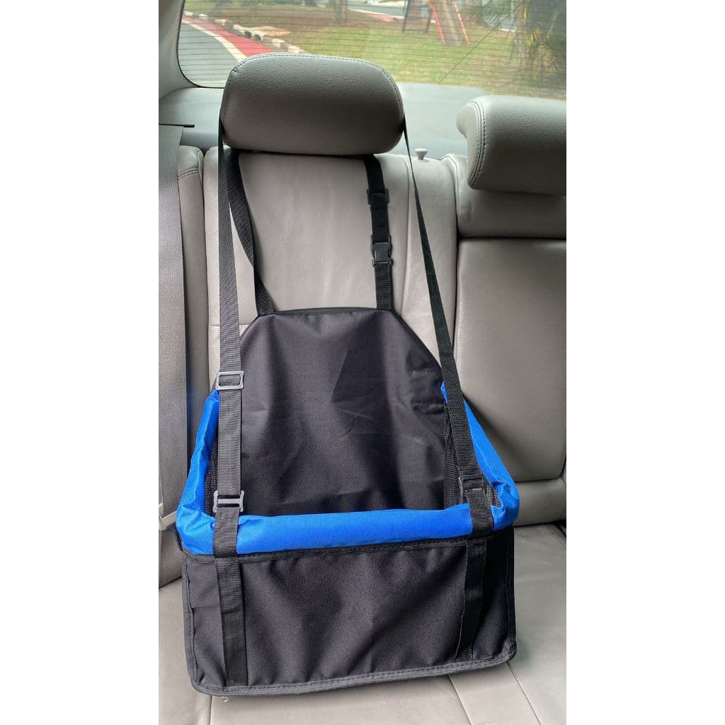 Cadeira de Transporte AZUL Luxo Pet P/ Carro Cachorros e Gatos  ( Raças pequenas e médias ate 12 kgs )  Automóvel