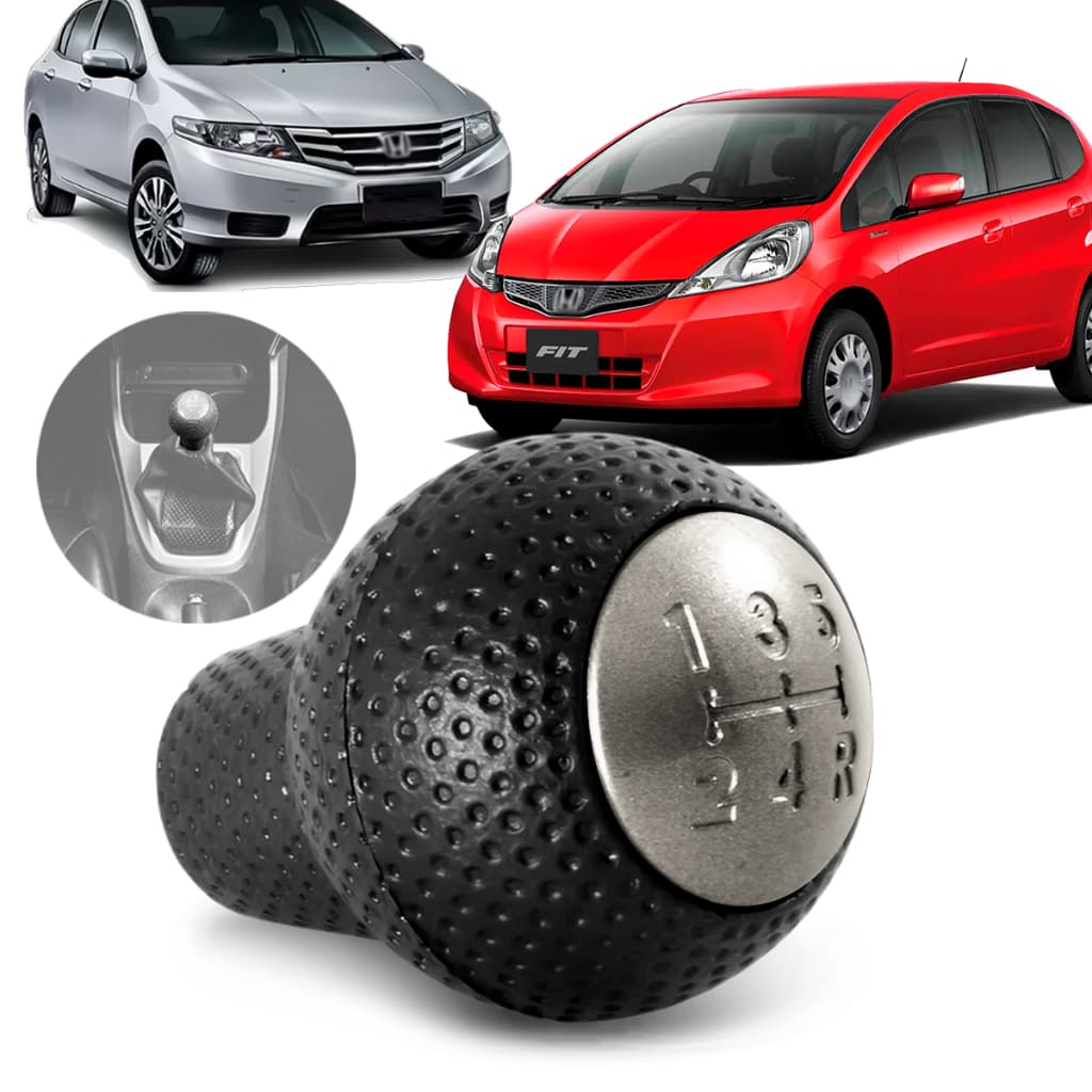 Bola Cambio Manopla Marcha CIty Fit 2003 2004 05 06 07 08 09 10 11 12 13 14