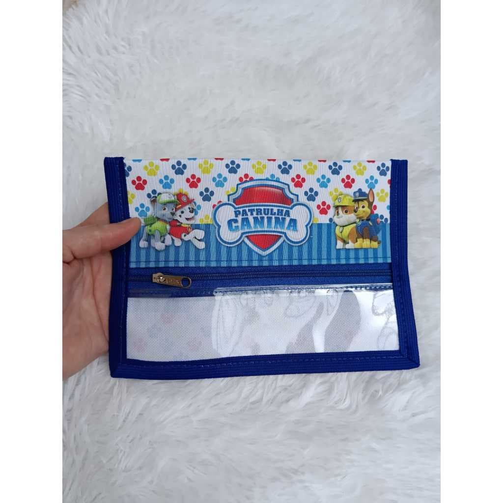 Porta Escova para creche escola Patrulha Canina Pronta Entrega