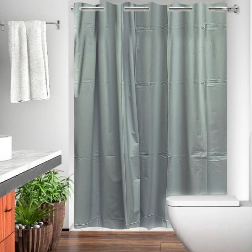 Cortina Box de Banheiro PVC Impermeável Antimofo 1,40 x 1,80 metros