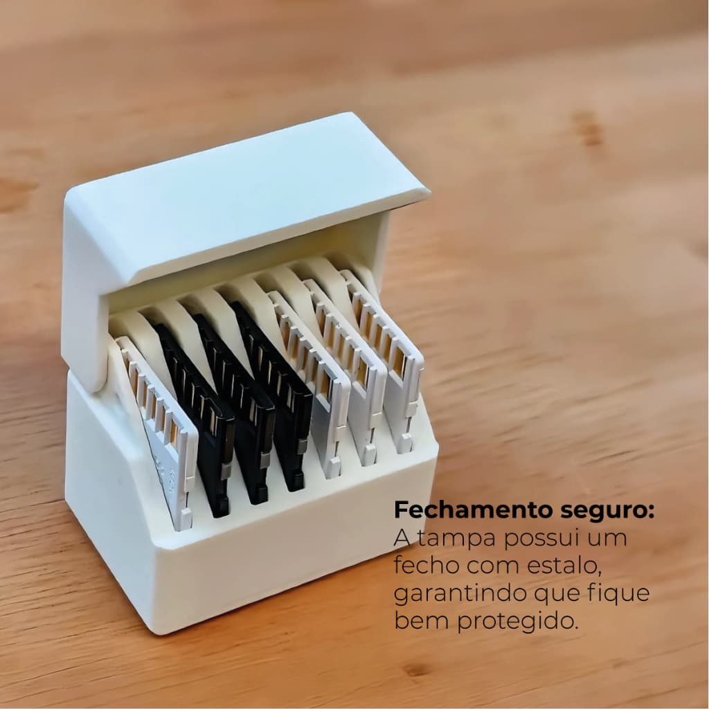 Case Para Sd Cartão Memória Estojo Capa Cartão SD Cartao Memoria Camera Fotografica Profissional