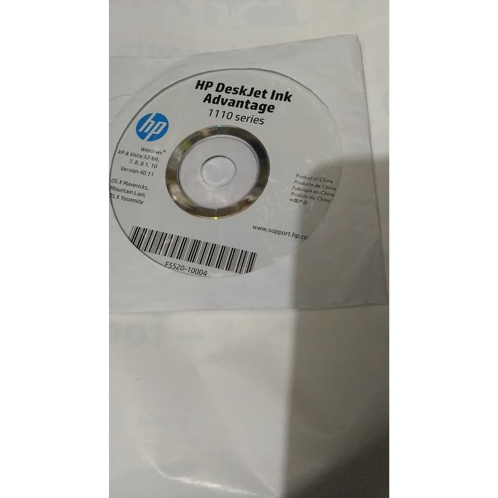 CD HP Desktop Ink Advantage 1110 séries