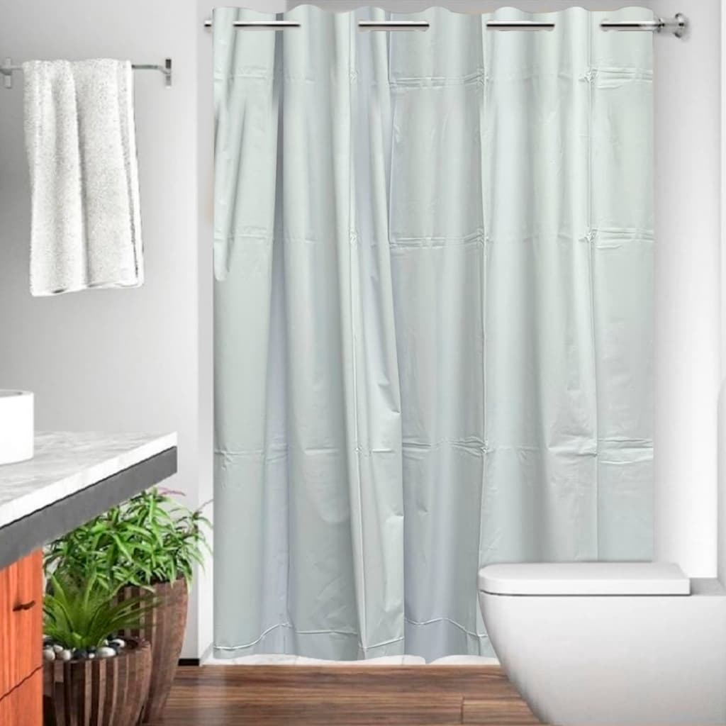 Cortina Box de Banheiro PVC Impermeável Antimofo 1,40 x 2,00 metros