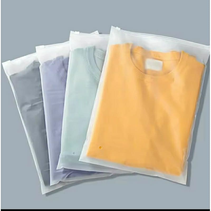 Saco Zíper Fosco. Ideal para Roupas e Acessórios. 50 unidades.