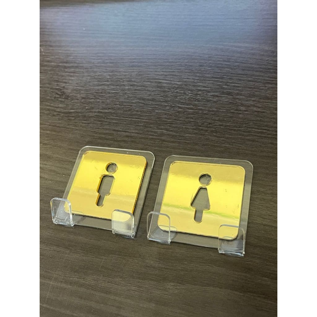 Suportes para Lâminas de Barbear de Acrílico - Conjunto com 2 Unidades