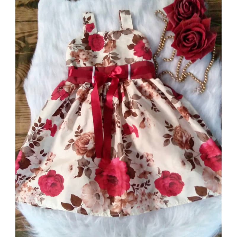 Vestido Infantil Menina Para Festa Dia a Dia