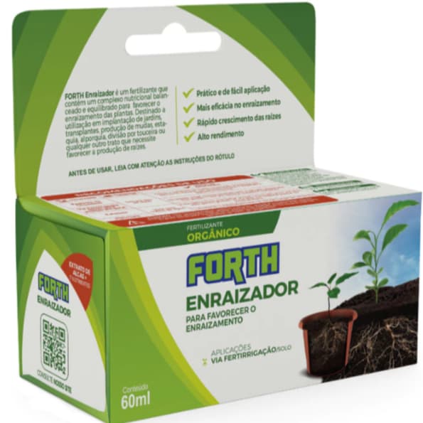 Fertilizante / Adubo Enraizador Forth 60ml - Rende 12 Litros