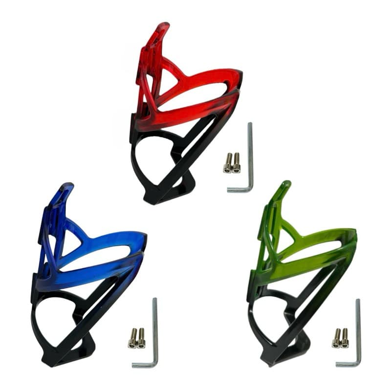 Suporte De Garrafa De Água NIPARTE C/Parafusos inox Em Gaiolas Para Bicicletas MTB  e Estrada Leve bicores