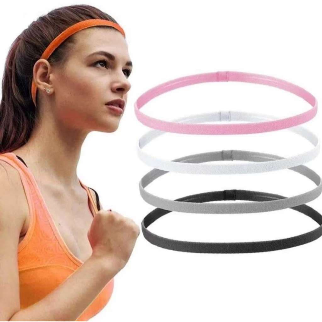 【Kit 6~12~18 Faixa De Cabelo Elástica Antiderrapante】 Faixa De Cabelo Elástica Antiderrapante 10MM Popular Yoga S