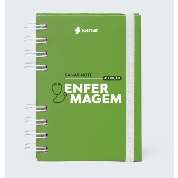 LANÇAMENTO: Sanar Note Enfermagem 4ª edição (colorido)